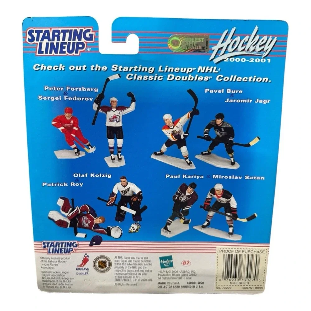 Mike Grier Starting‎ Lineup 2000-2001 Hasbro Edmonton Oilers NHL